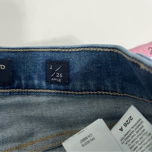 Lucky Brand AVA Blue Mid Rise Skinny Ankle Jeans - Picture 9 of 13